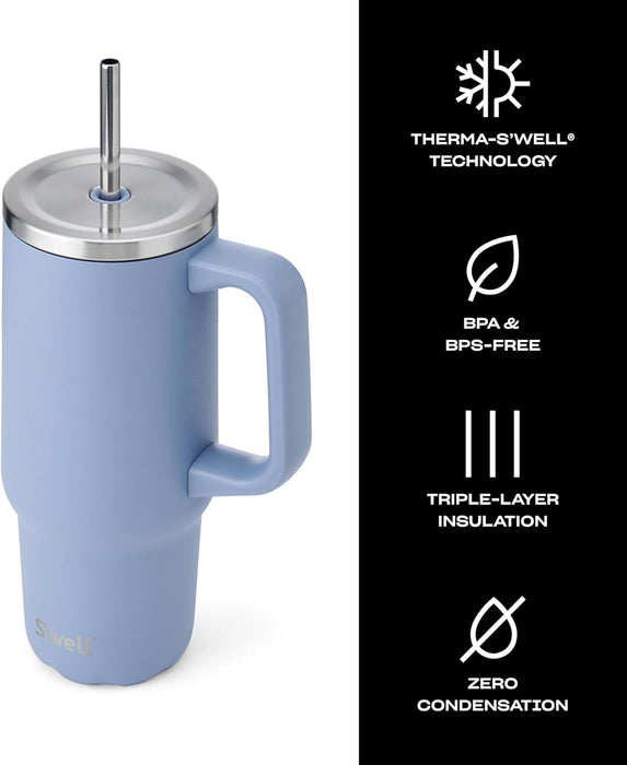 Swell Bazar Vaso_Termico_Xl_880Ml_Hydrangea_Blue