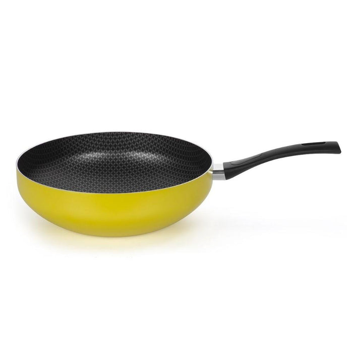 Multiflon Bazar Color Por Sarten Wok 28 C/Mango Amarillo