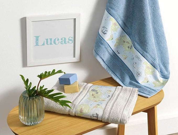 Karsten Toalla Bano Mundi 67X135 Celeste