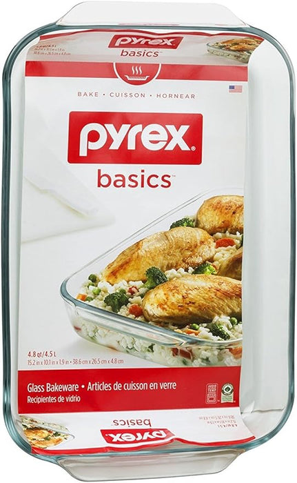 0Pyrex Easy Grab 2.85L Oblong Baking Dish