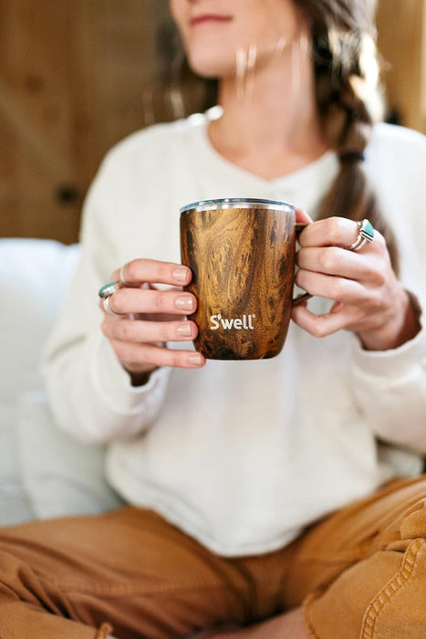 Swell Bazar Mug_Termico_C/Tapa_Y_Manija_350Ml_Teakwood