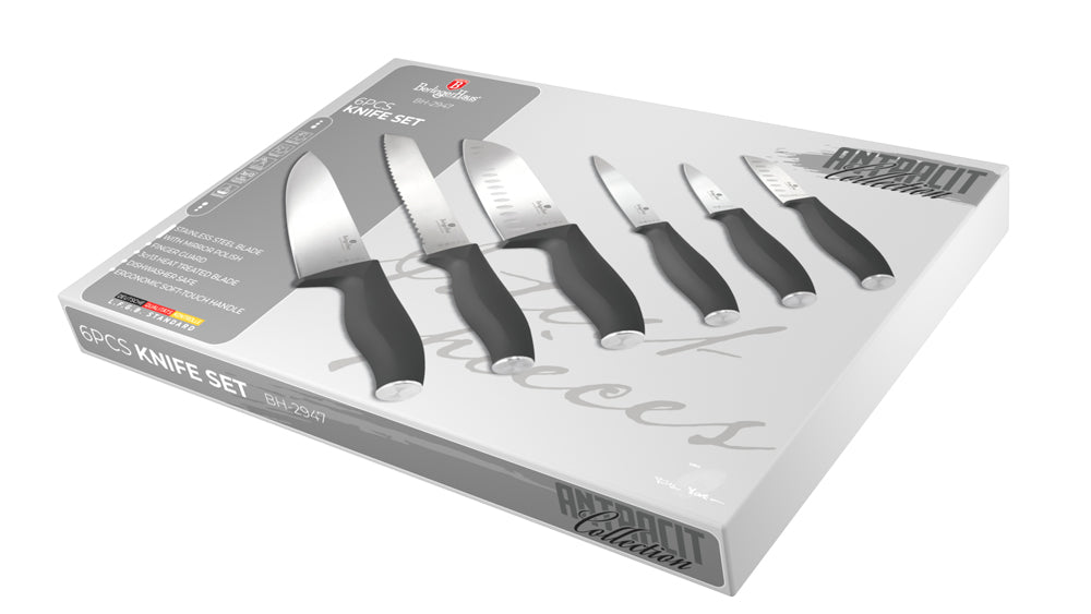 Berlinger Haus Bazar Jgo_de_Cuchillos_6_pcs_matt_anthracite