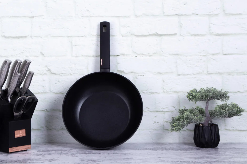 Berlinger Haus Bazar Wok_28_cm_Matte_Black_Collection