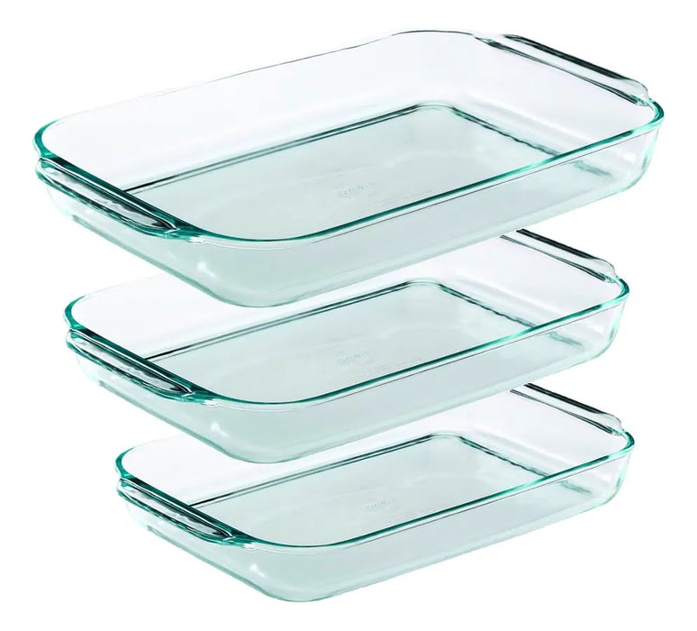 0Pyrex Basics 1.9L Oblong Baking Dish