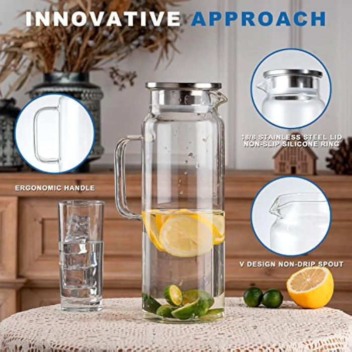 La_Cafeterie Bazar Jarra_de_Cristal_1.5_L_Caja_de_Regalo