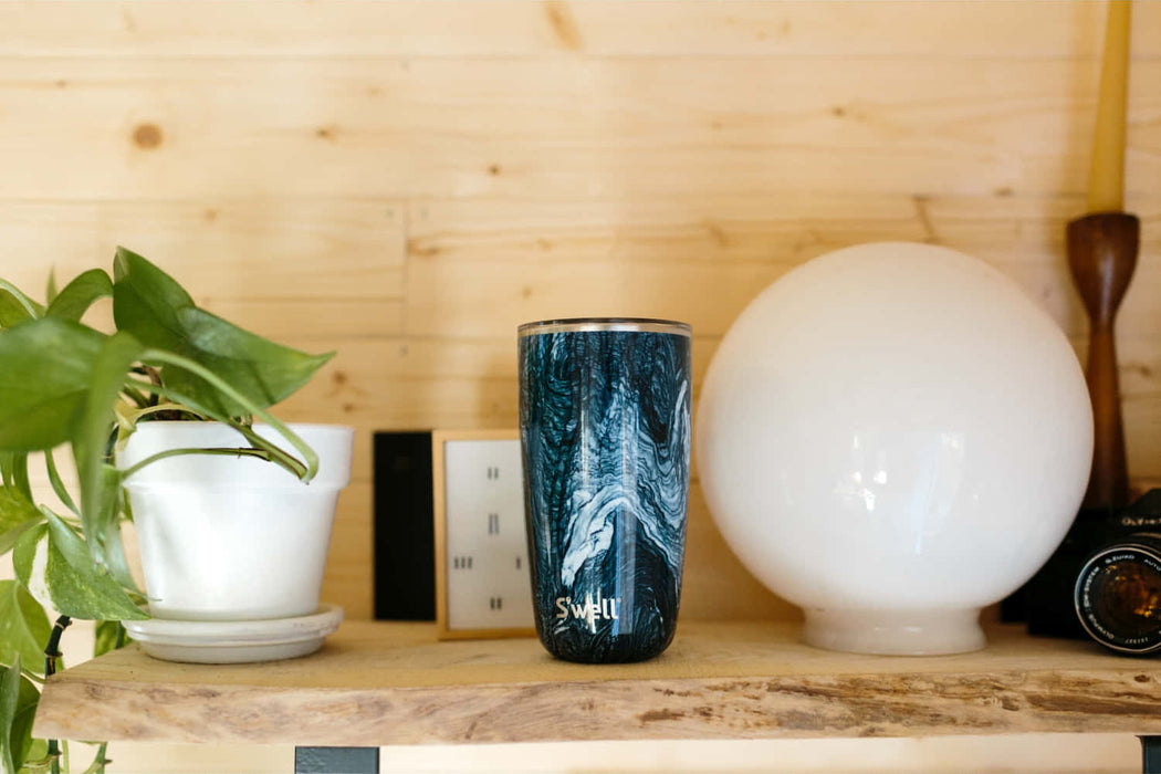 Swell Bazar Vaso_Termico_C/Tapa_530Ml_Azurite_Marble