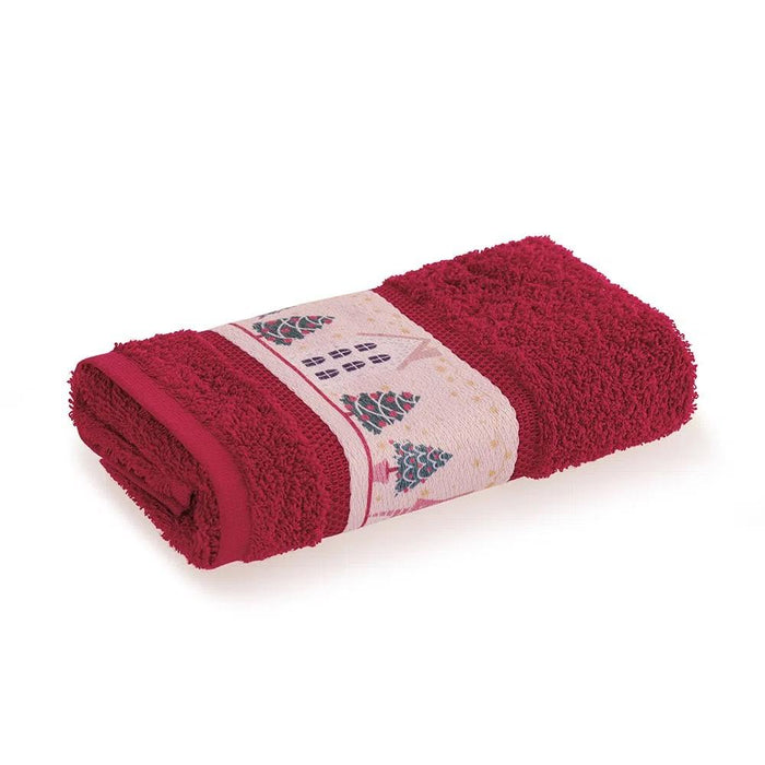 Karsten Toalla Visita Vilarejo Natal 30X 45 Rojo