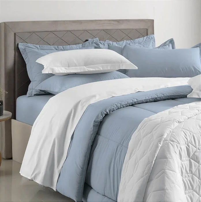 Karsten Edredon Liss 180X240 Soltero Celeste