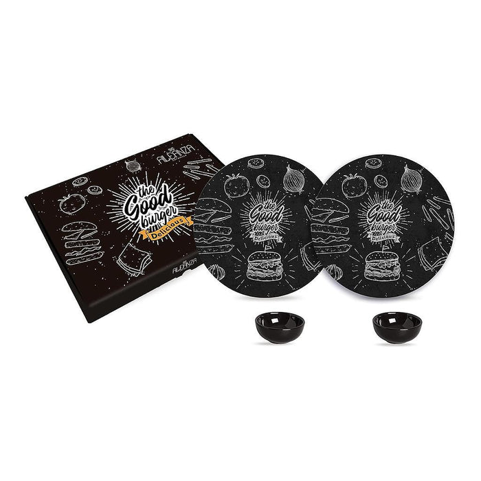 Alleanza Bazar Kit_4_PzsHamburguesa_Black
