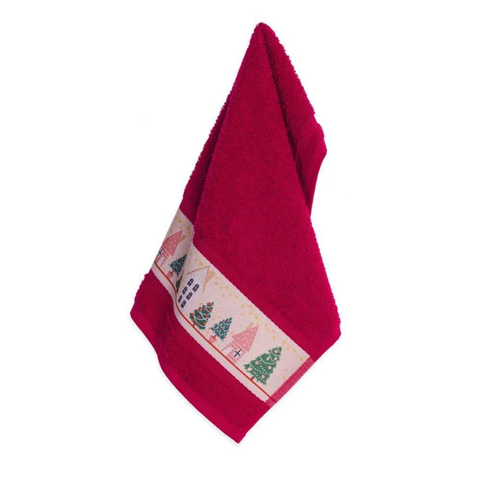 Karsten Toalla Visita Vilarejo Natal 30X 45 Rojo