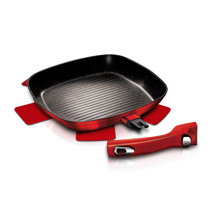 Berlinger Haus Bazar Sarten grill 28 cm Metalica  Edicion Burgundy