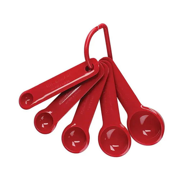 KitchenAid Bazar Universal Set 5 Pz De Cucharitas Medidoras Rojo