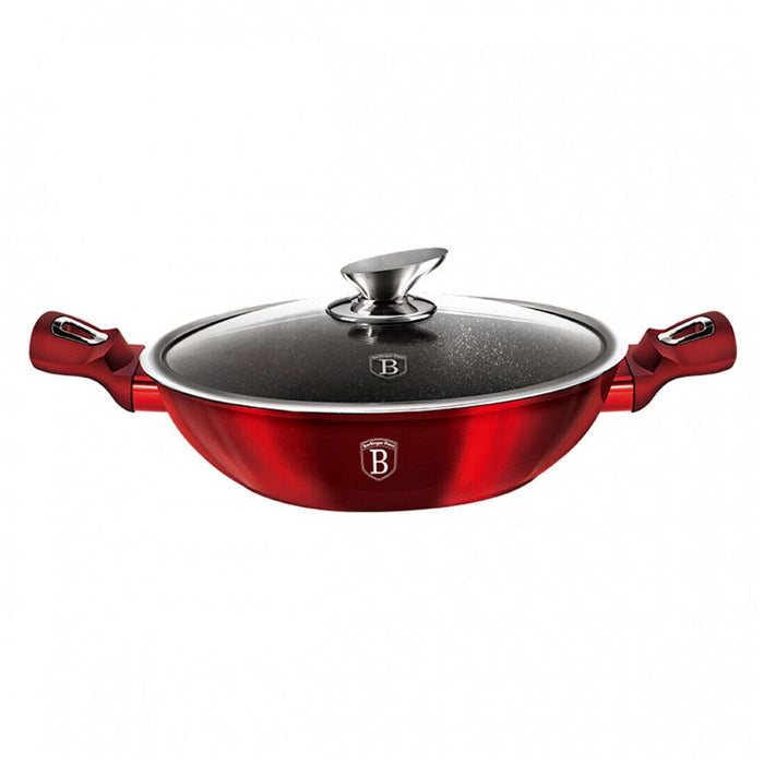 5999108431869 Berlinger Haus Bazar Wok c/tapa 30 cm Burgundy