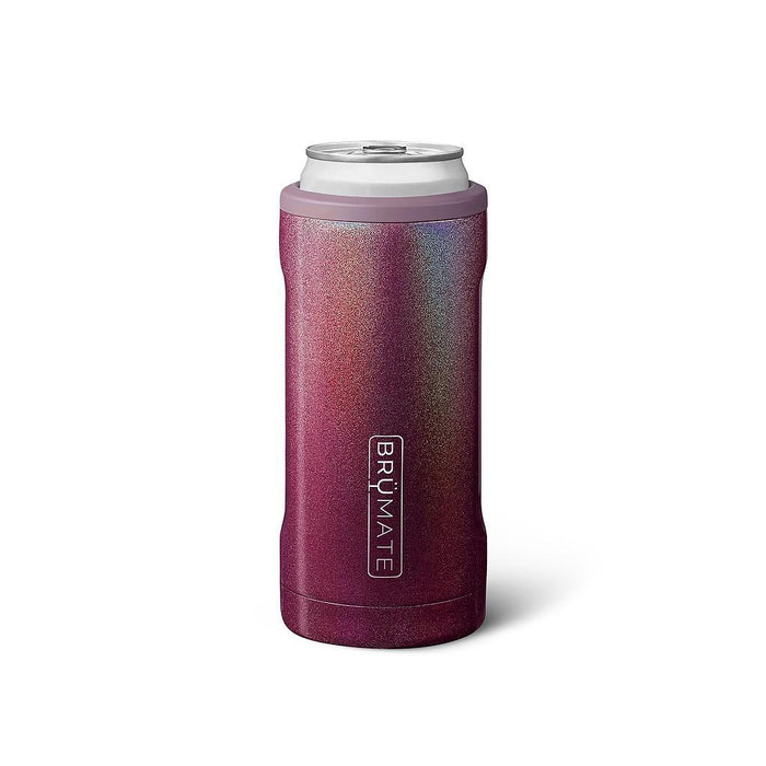 DWHS12GML BRUMATE  ACCESORIOS  HOPSULATOR SLIM INSULATED  SLIM HS12GME CAN-COOLER | GLITTER MERLOT
