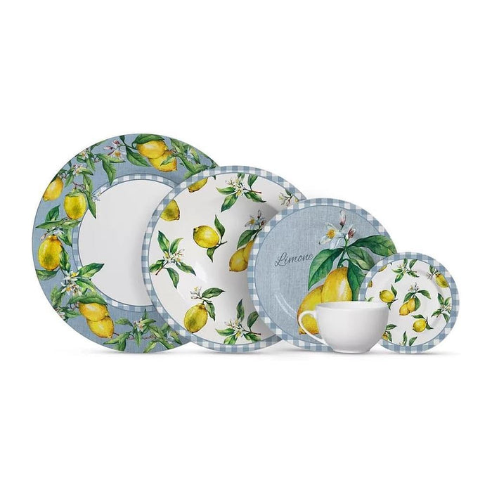 Alleanza Bazar Juego de Vajilla de de 20 pzs Amalfitana