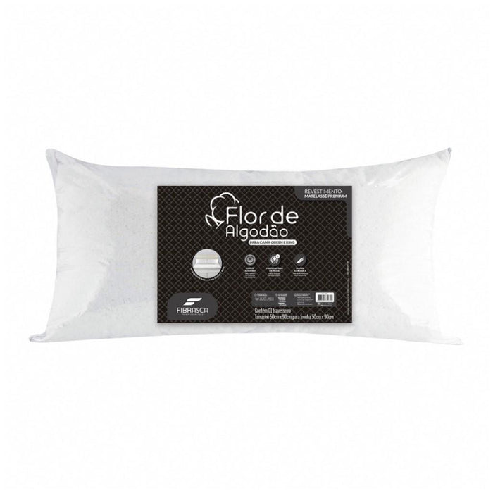 Fibrasca Almohada Flor De Algodon King 50X90 Cm