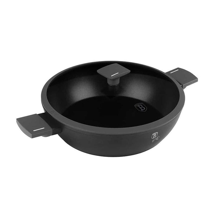 Berlinger Haus Bazar Cacerola Poco Profunda C/Tapa 30 Cm Anthracite Coleccion