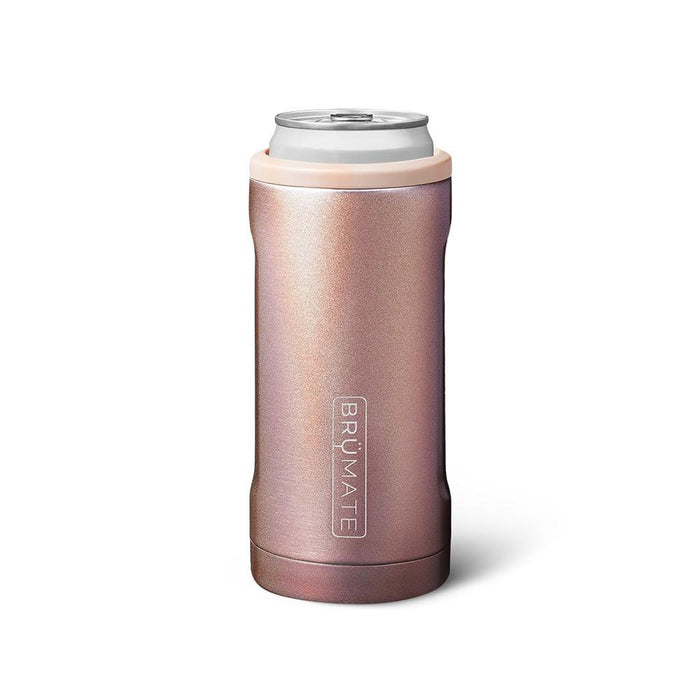 DWHS12GRG-GRG BRUMATE ACCESORIOS DRINKWARE  HOPSULATOR SLIM HS12GRG GLITTER ROSE GOLD