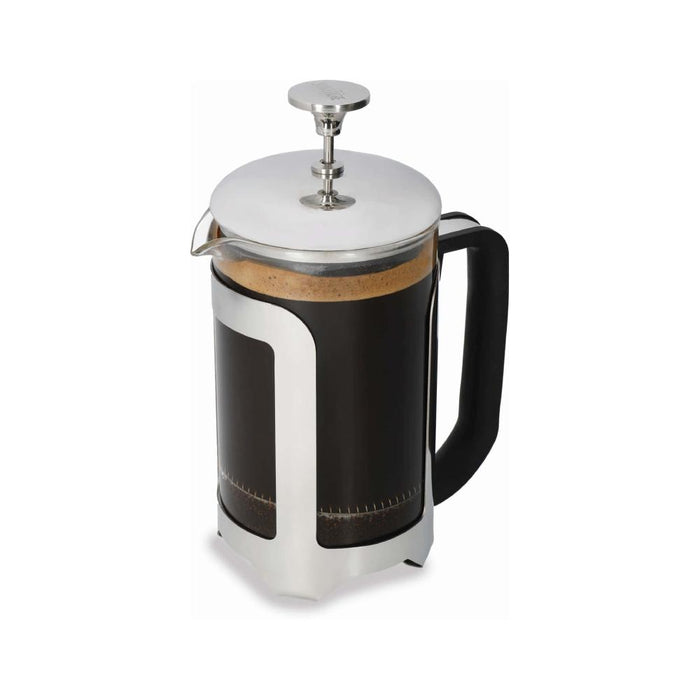 La Cafeterie Bazar Cafetera de Acero Inox  Six Tazas Silver Caja de Regalo