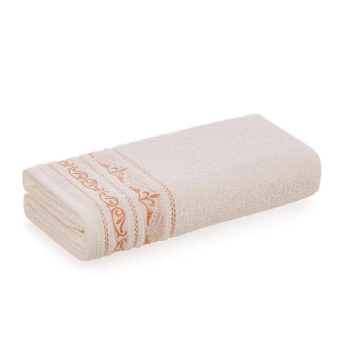 Karsten Toalla Bano Lisboa 70X140 Ivory/Salmon