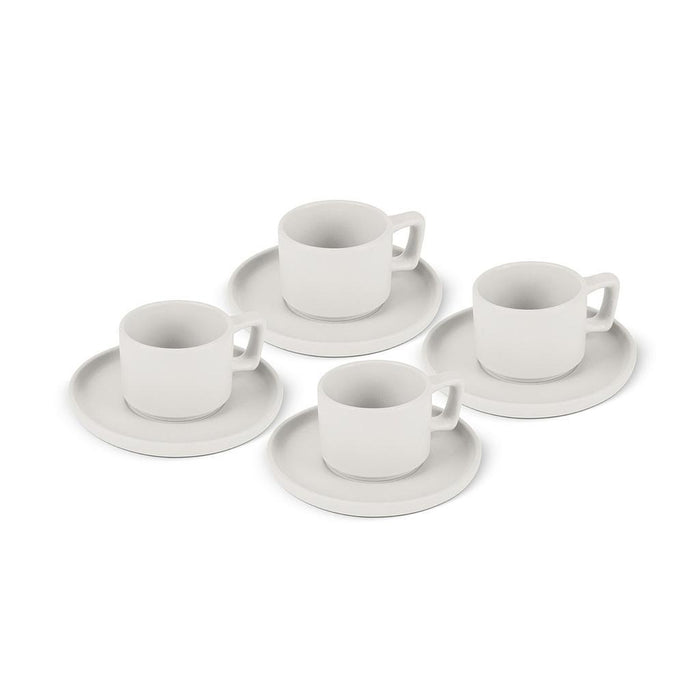 Berlinger Haus Bazar 4+4 Pcs Taza P/Cafe Expresso Matt Cream