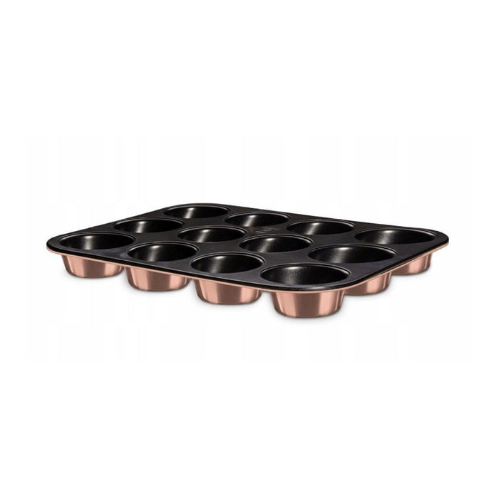 Berlinger Haus Bazar 12 Pcs Molde Para Muffin Rose Gold