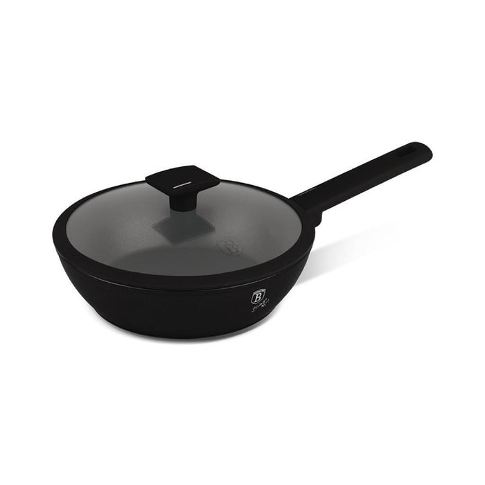 Berlinger Haus Bazar Sarten profunda c/tapa 24 cm Matte Black Collection