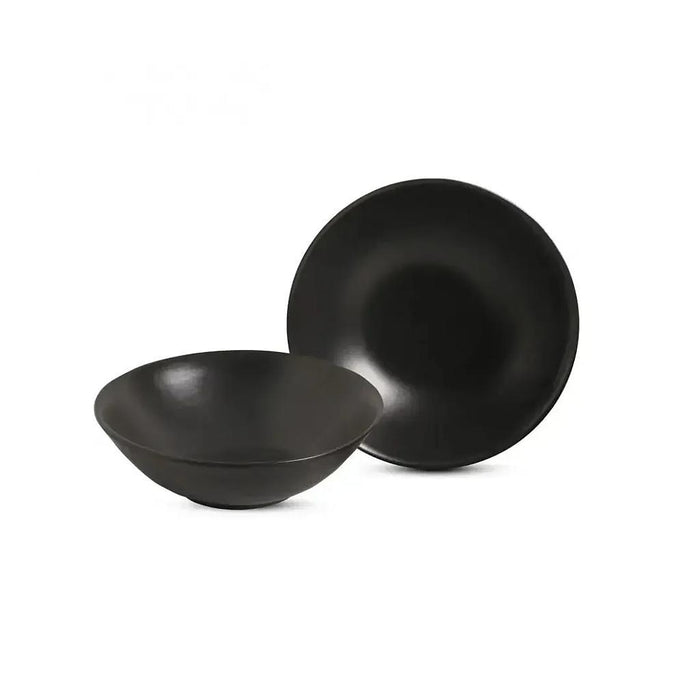 7908199429431 ALLEANZA BAZAR BOWL DECORADO NEGRO MATTE ALT. 4.7 CMVOL. 300 ML