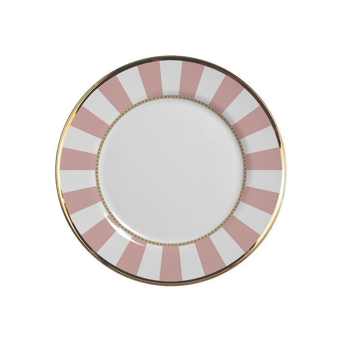 Alleanza Plato Sobremesa Pink Strip Caixa 2da Classific.