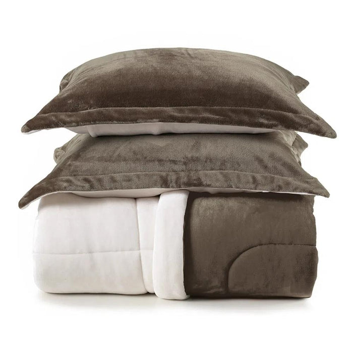 Karsten Juego Edredon Suri Queen Chocolate