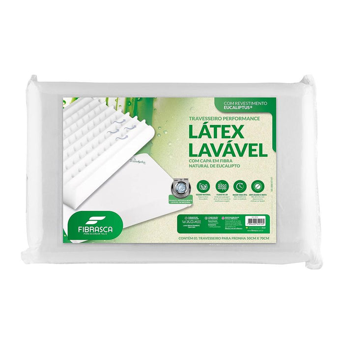 Fibrasca Almohada Latex Sintetico Eucaliptus 50X70 Cm