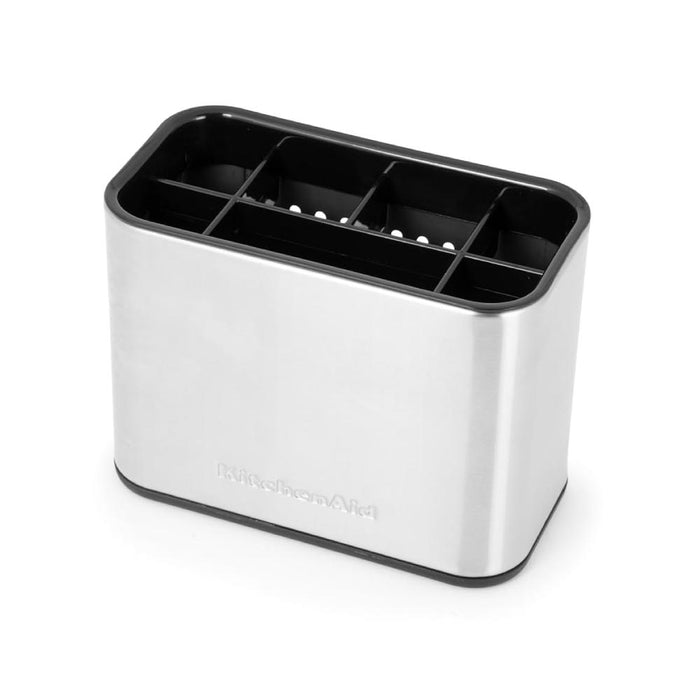 KitchenAid Bazar Porta escobillas para fregadero de Acero Inox