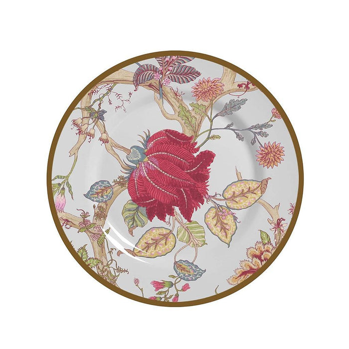 Alleanza Plato Sobremesa China Flowers Branca Caixa 1da Classific.