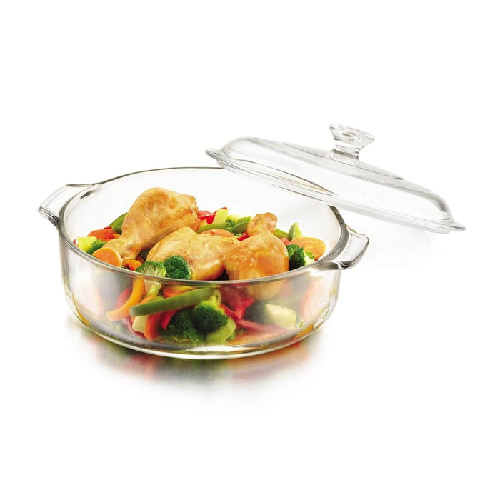 0Libbey Bazar Cacerola C/Tapa De Vid. 1.87 Lts