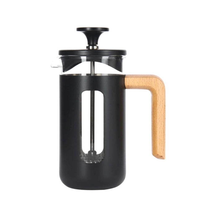 La Cafeterie Bazar Cafetera de Acero Inox 8 Tazas Black Caja de Regalo