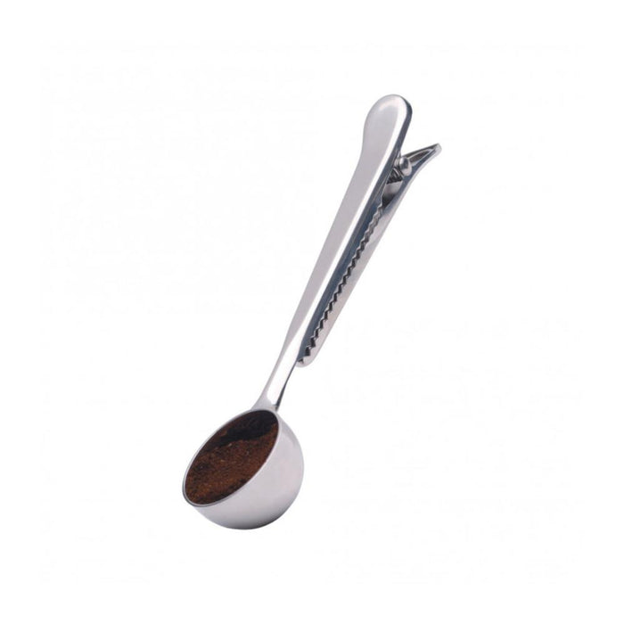 La Cafeterie Bazar Medidor de Café de Acero Inox y clip de bolsa