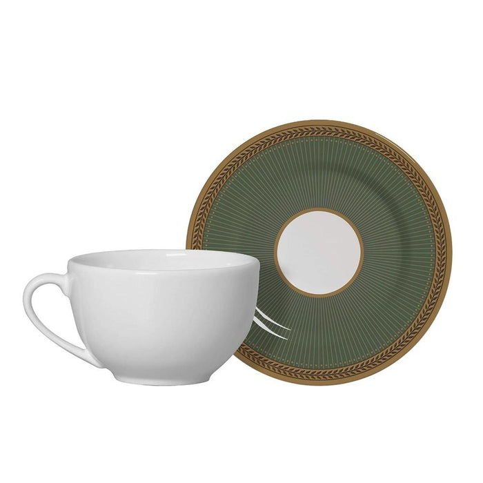 Alleanza Taza De Te C/ Pires Celebrate Verde Caixa 2da Classific.