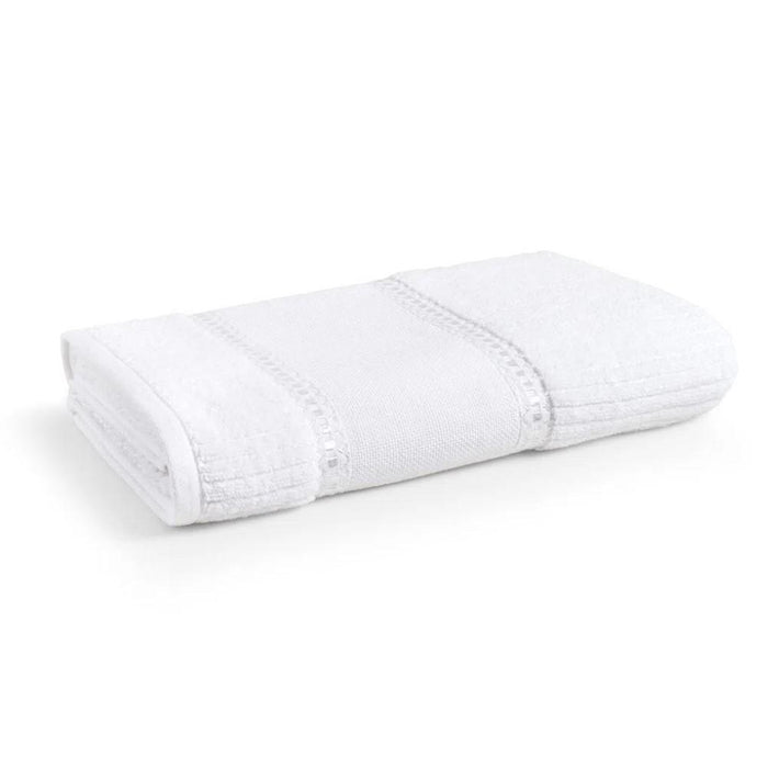 Karsten Toalla Rostro Pasa Fitas Bordar 49X80 Blanco