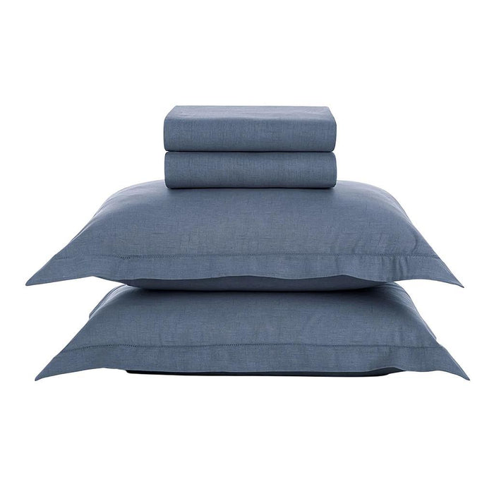 Karsten Blanqueria Juego Sabana Cama Tesso 240X240 Marino