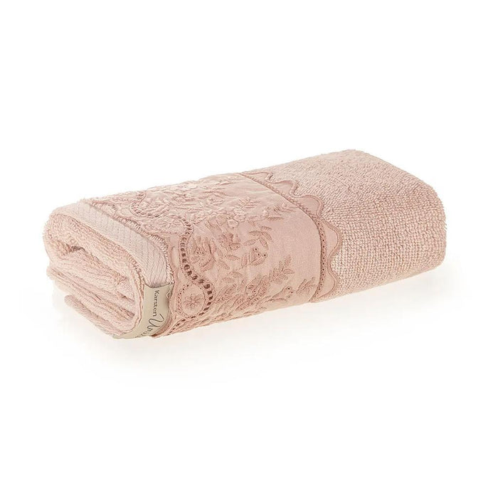 7890254769821 KARSTEN BLANQUERIA TOALLA VISITA ANTONIA 30X50 ROSE