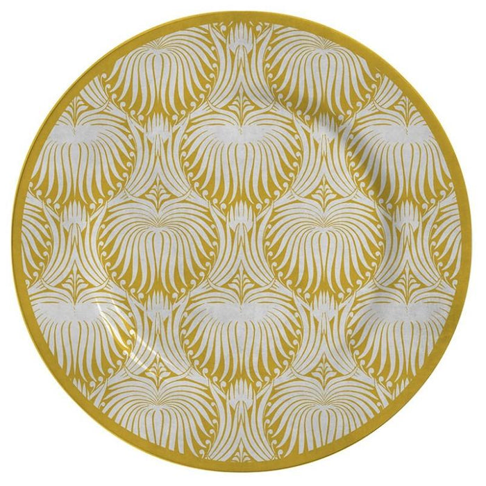 7908199435616 ALLEANZA PLATO RASO YELLOW DAMASK CAIXA 2DA CLASSIFIC.