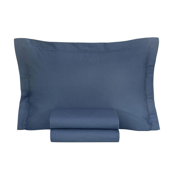Karsten Blanqueria Juego Sabana Cama Tom 180X250 Marino