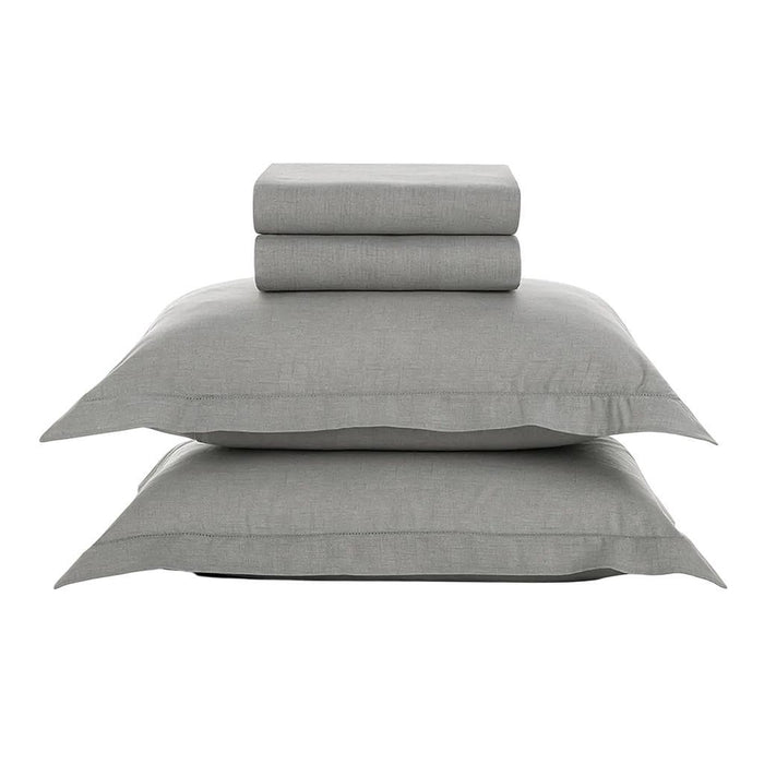 Karsten Blanqueria Juego Sabana Cama Tesso 240X240 Cinza