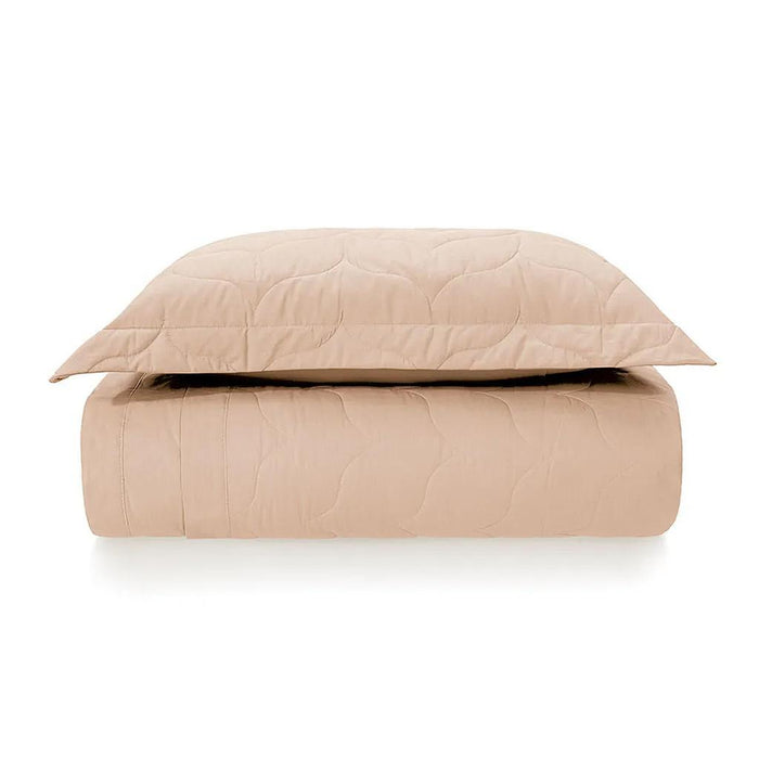 7909156998731 KARSTEN CUBRE CAMA C/PORTA ALMOHADA TOM 180X260 SALMON
