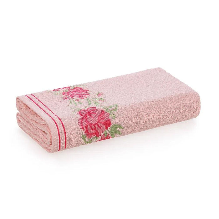 7909156833896 KARSTEN TOALLA BANO GARDENIA 70X140 EUFORIA/ROJO