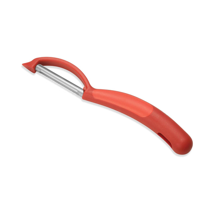 Piranha “Swivel” Peeler 7.25” (red)