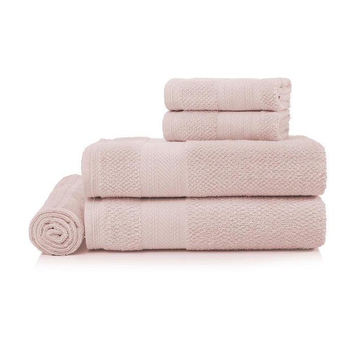 7909156030547 KARSTEN BLANQUERIA JUEGO DE BANHO 4PZ EMPIRE 70X135 ROSA