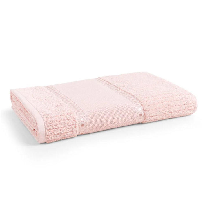 Karsten Toalla Rostro Pasa Fitas Bordar 49X80 Salmon