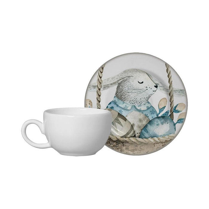 Alleanza Bazar Taza de Cafe con Platillo Coelho Alt. 5 cmVol. 85 ml