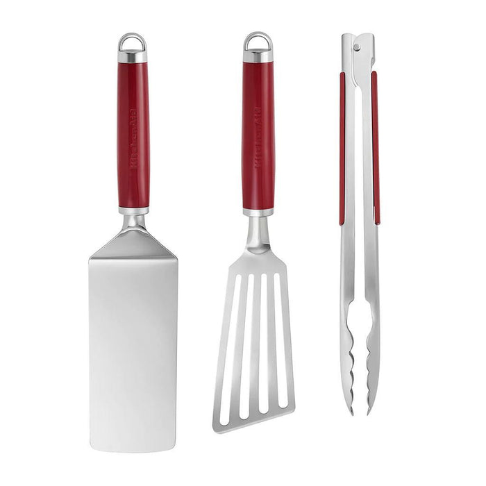 KitchenAid Bazar 3Pc Set Para Parrilla Rojo